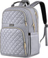 Backpacks for Women, School Backpack for Teen Girls, 15.6 Inch Cute Quilted