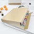Lineco 17x22 Tan Museum Archival Storage Box, Acid-Free Drop Front Design with Metal Edge for Organizing Photos or