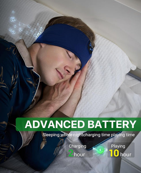 Sleeping Headphones, Sport Headband with Built-in Speakers, Perfect for Workout, Running, Yoga, Travel, Meditation