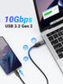 UGREEN USB to USB C Adapter 10Gbps, 2 Pack USB C to USB Adapter Compatible with iPhone 15 Pro/Samsung/MacBook Pro