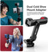 YZNT 2 1/4" 360Rotation 180Tilt Phone Tripod Mount, Universal Smartphone Holder with Cold Shoe Mount Adapter