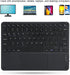 Bluetooth Keyboard, Multi-Function Scissor Keyboard with Touchpad, Ultra-Slim Portable 10in External Computer Keyboard
