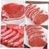Set 4 of Realistic Resin Pork Slice Models for Display