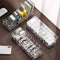 Plastic Cable Management Box, White Cable Management Box with 10 Wire Ties, Clear Power Cord Organizer