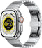 NotoCity Titanium Metal Band for Apple Watch Ultra 2/Ultra 49mm 45mm 44mm 42mm - Double Button Clasp