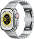NotoCity Titanium Metal Band for Apple Watch Ultra 2/Ultra 49mm 45mm 44mm 42mm - Double Button Clasp