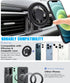 Mengfly CX-5 2017-2025, 17 16 15 14 13 12 Car Phone Holder, Car Air Vent Phone Stand Mount, for Mazda for Magsafe