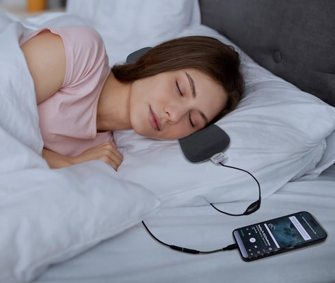 Somnus Pillow Speaker, White Noise for Insomnia, Aux Support, Volume Control, Sleep Aids Headphones, PS300