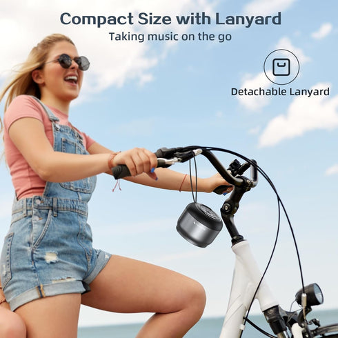 LENRUE Bluetooth Speaker, Mini Wireless Speaker with 5W Clear Sound, 15H Playback Time, Gift for Men/Women/Kids
