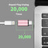 Lightning Female to USB C Male Adapter - 3 Pack 3.0 USB Type C Charger Connector for iPhone 15/15 Pro/15 Pro Max