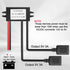 JSADZKJ 12V 24V 5V 3A 15W DIY30cm/1ft(Double DC to Dual USB Female Power Converter,DC-D C Step Down Power