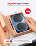 Vaydeer Dual Turntable Mouse Mover, Turbo 3 Mouse Jiggler with Adjustable Intervals, Undetectable & Noiseless