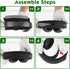 Geekria Protein Leather Headband Pad - Compatible with Bose, Beats, JBL, ATH, Hyperx, Skullcandy Headphones Replacement
