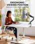 ErGear 1334 Inch 19.8 lbs, 100x100mm Single Monitor Arm, Fully Adjustable Monitor Mount for Screens, Fast Install
