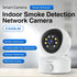 EVERSECU 2 Smoke & Gas Detection Home Security Camera with Sound Alarm & Real Time Alert, Humanoid Auto Tracking, Way
