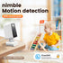 Indoor Security Camera for Baby Monitor, 1080P Home Security Camera with 2-Way Audio, Motion Detection, Night Vision