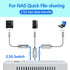 2.5G USB to Ethernet Adapter, USB 3.0 to RJ45 Gigabit LAN Adapter for Nintendo Switch, Xbox 360, Laptop, Mac