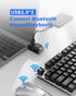 FORIDA 3 3.0 1 3 Ports USB Adapter, USB Hub with USB and Double USB Adapter, Portable USB Splitter in Out for Keyborad