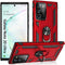 ADDIT Samsung Note 20 Ultra Case, Military Grade with Ring Car Mount Kickstand for Galaxy Note 20 Ultra 5G - Red