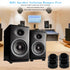 Preffair SP3918 Black Turntable Isolation Feet, HiFi Speaker Shock Absorber Pads with Ceramic Bead Nail