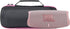 co2CREA Hard Travel Case for JBL Charge 4/5 Waterproof Bluetooth Speaker (Black Case + Pink Zipper)