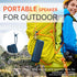 Portable Bluetooth Speaker, IPX7 Waterproof with 25W Loud Stereo Sound and 16H Playtime, Blue