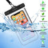 Waterproof Cell Phone Pouch Case, 4 Pack Universal Luminous Waterproof Phone Bag/Holder for iPhone, Samsung Galaxy, LG, Moto, Dry Bag for Beach, Shower, Pool, Kayaking, Snorkeling, Vacation