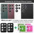 Samsung Galaxy S23 Ultra Camera Lens Protector Glitter Bling, Clear Screen Protector Accessories, 5+5 Pack (Black)