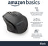 Amazon Basics 2.4 Portable Wireless Computer Mouse, Ergonomic, GHz Optical, DPI Adjustable, Easy to Use, Compatible