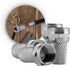 UltraPro RG6 F-Type Twist-On Coaxial Connector, 4 Pack, No Tools Required for Custom Cables