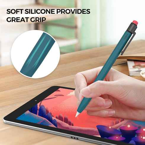 TRONWIN 1st 1st Apple Pencil Generation Case, Silicone Pencil Sleeve Cover Perfect Grip Skin Classic Design with Sturdy