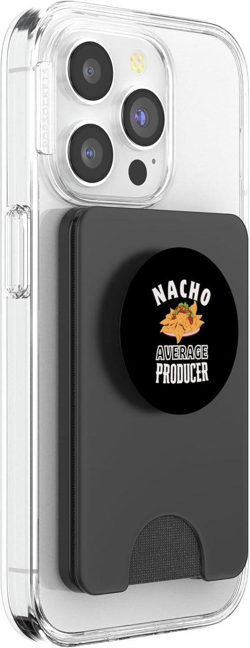 Spicy Producer Profession Humor Co. Nacho Average Producer Funny Cinco de Mayo Fun Nachos Pun PopSockets PopWallet