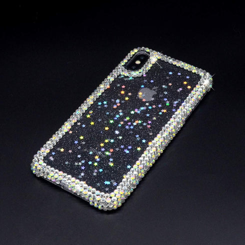 Bonitec Jesiya for iPhone 11 Pro Case, 3D Glitter Sparkle Bling Luxury Shiny Crystal Rhinestone Clear Protective Cover
