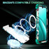 Hekodonk for Galaxy A16 5G Case: Heavy Duty Shockproof Protection with MagSafe, Hard Plastic + Silicone, All Green