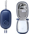 Hard Case for Apple Magic Mouse (1 2 & 3 Gen) Including Carabiner in Navy Blue