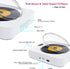 Portable CD Player with Bluetooth, Wall Mountable, FM Radio, Built-in Speakers, USB Port, AUX Input