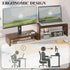 2 Pack 2 2 TEAMIX Monitor Stand Riser Rustic Brown,Wood Tier Adjustable Monitor Stand Dual Monitor Riser