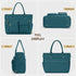 15.6 inch RAINSMORE Teacher Tote Bag with Insulated Lunch Compartment Laptop Bag for Women Lightweight Work Bags Nurse