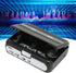 TON007B Bluetooth Cassette Player, ABS Auto Reverse Function Stereo Cassette Player with Headphone, Black