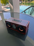 Retro Wooden 5.0 Bluetooth Speaker, Wireless Dual Loudspeakers, 10W Speaker with Superior Sound, Redwood