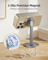 Nulaxy 360 Magnetic Full Aluminum Cell Phone Stand for MagSafe with Metal Ring, Rotating Phone Stand for Desk, Office