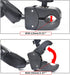 HYSHIKRA Radio Bracket, Microphone Mount Clamp Kit, Ball Head Design, Magic Arm with Clamp and Non-Slip Threads