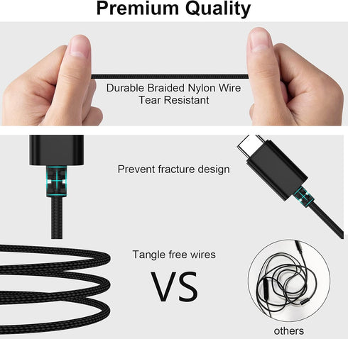 TITACUTE USB C Headphones: Wired Earbuds for iPhone 15 Pro Max, Samsung S23 FE, Galaxy Z Flip, Pixel 7, OnePlus, more.