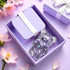 Tangseajiao 1 3D Pc Lilac Cute Phone Grip, Airbag Support Bear Phone Holder, Epoxy Sequins Cute Bear Phone Grip Tok
