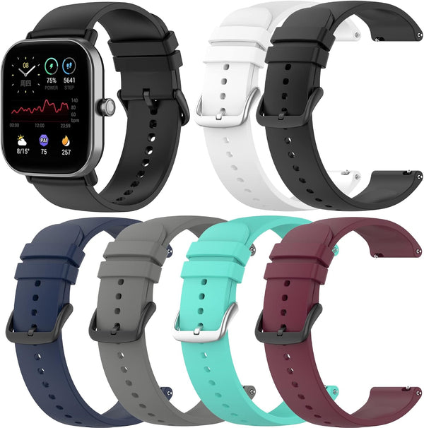 Adjustable Replacement Bands for RUIMEN Smart Watch, Silicone Bands for Women Men