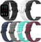 Adjustable Replacement Bands for RUIMEN Smart Watch, Silicone Bands for Women Men