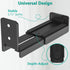 WALI Universal Soundbar Wall Mount, Center Channel Speaker Dual Bracket Holds up to 33 lbs, Black