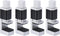 MECCANIXITY Phone Repair Clamp, Adjustable Fastening Clip for Tablet LCD Screen Replacement, Pack of 4 (Silver+Black)