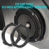 6.5 Inch Front Rear Door Speaker Spacer with Wiring Harness for 2012-2020 Ford Mustang/Fusion/Focus/Escape/Fiesta