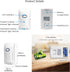 Wireless Smart Motion Sensor, PIR Motion Detector Alert for Home Security, TUYA App Control, No Hub Required